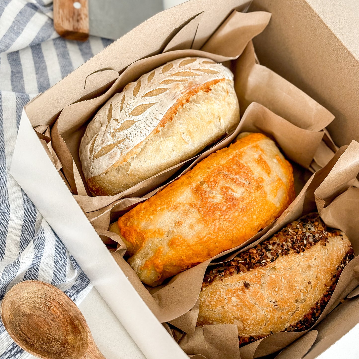 the sourdough tasting box