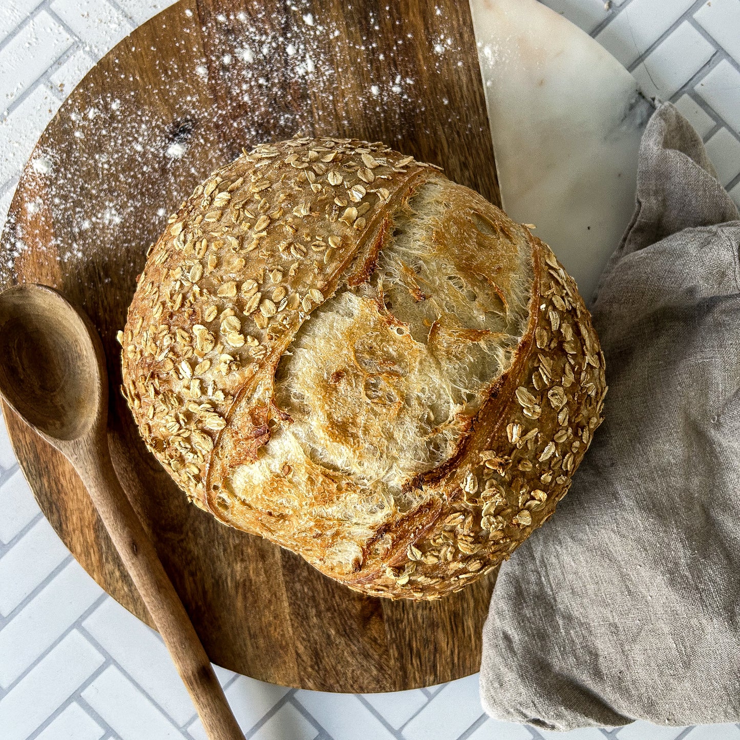 maple oat sourdough