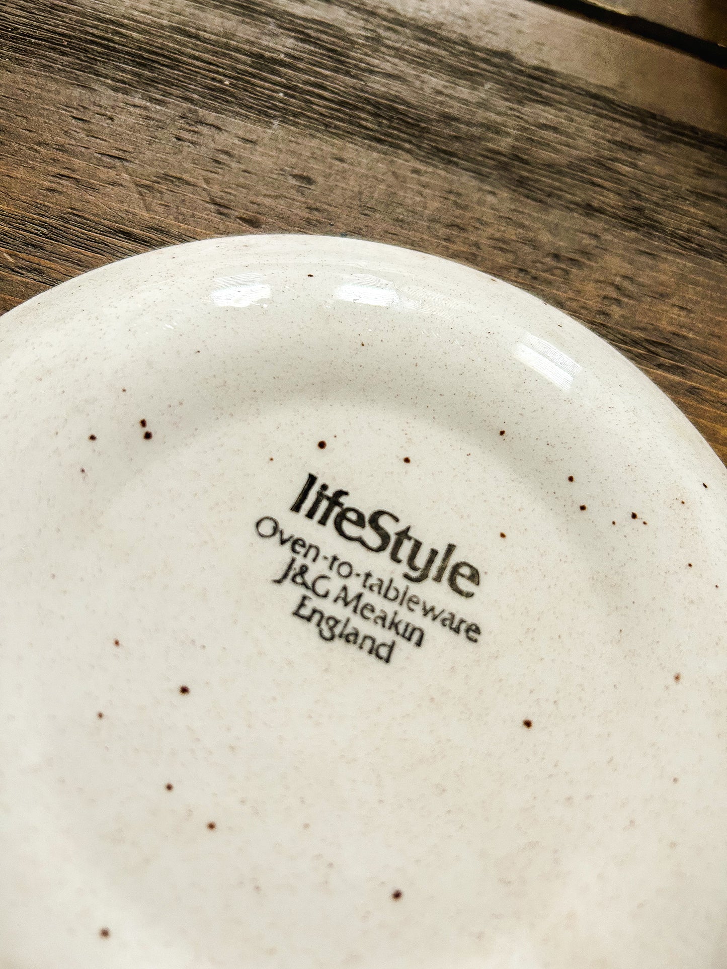 j & g meakin england side plates