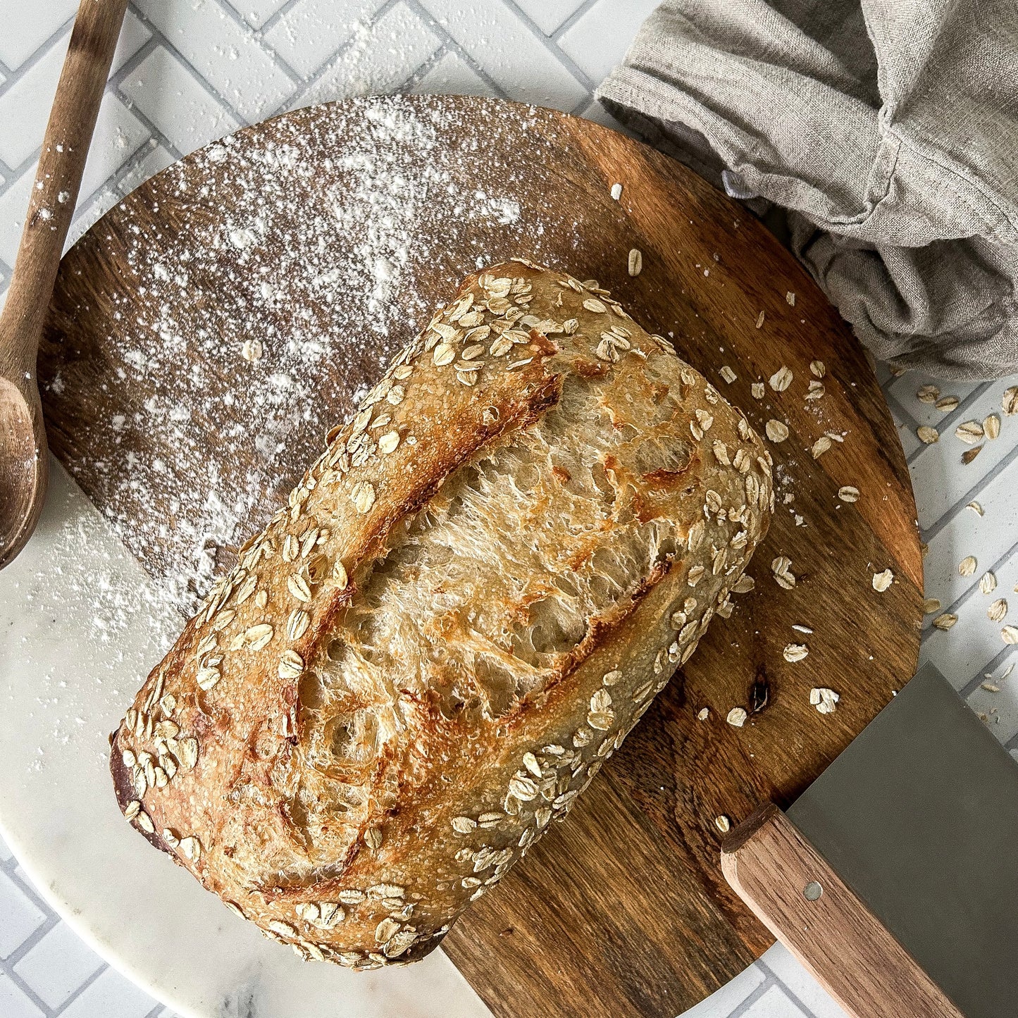 honey & oat sourdough