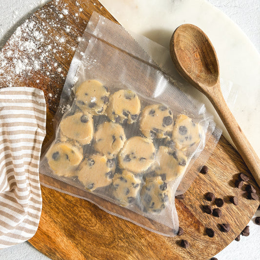 frozen chocolate chip cookie dough