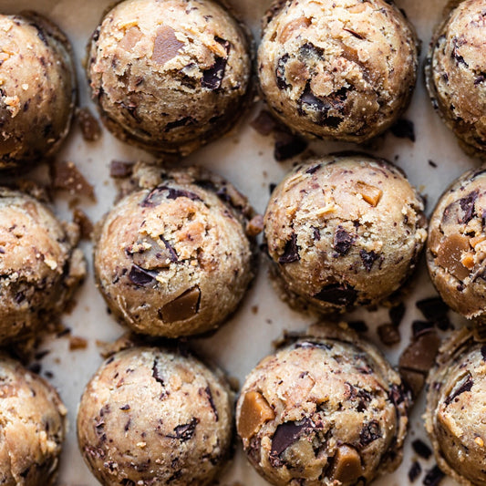 salted toffee chocolate chip cookies
