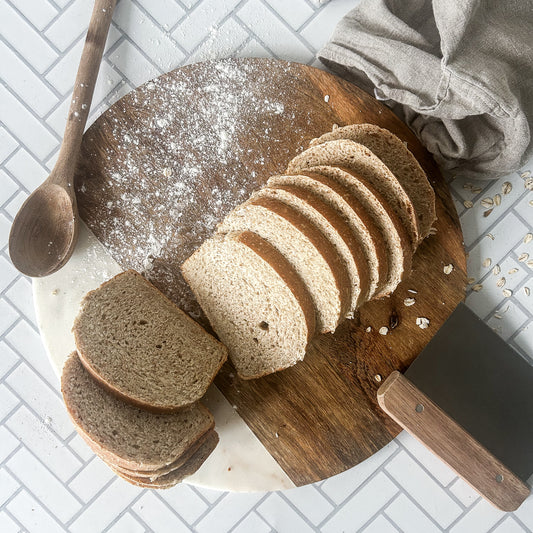 sourdough discard sandwich bread (contains yeast)