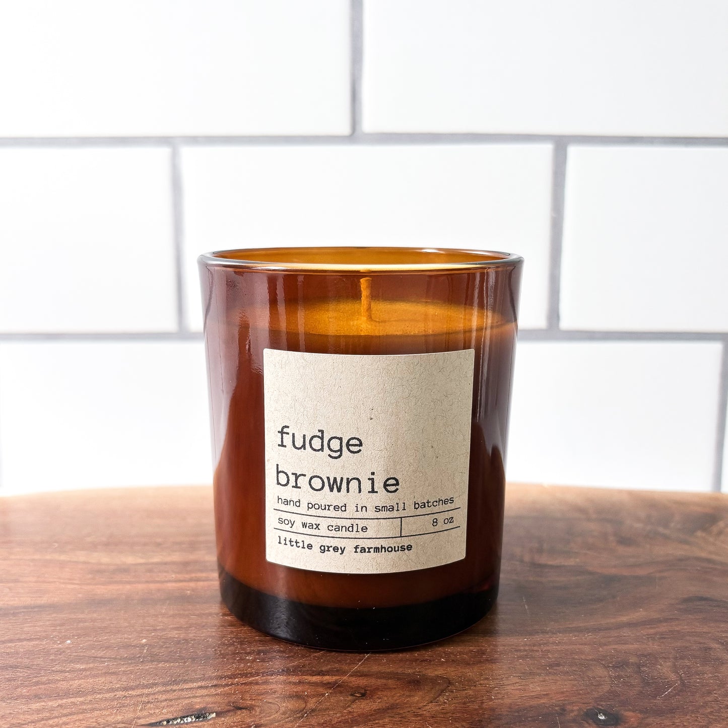 fudge brownie candle