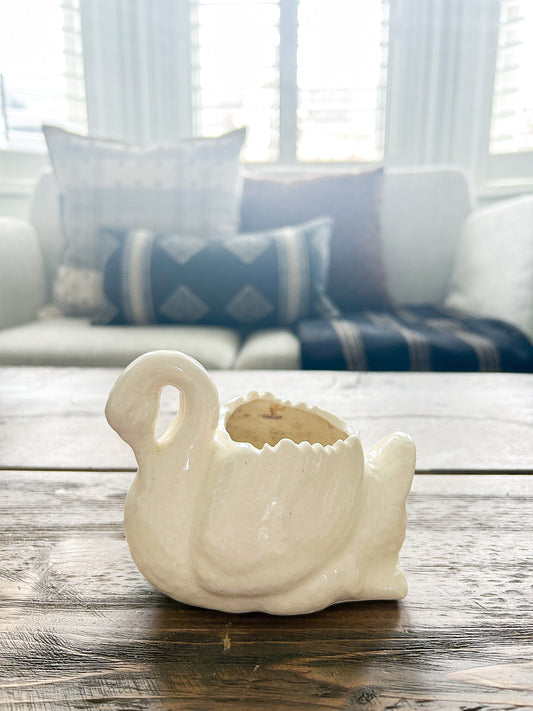 ceramic swan