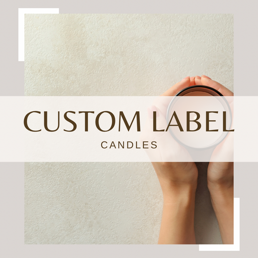 custom label candles