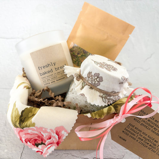 freshly baked essentials gift basket
