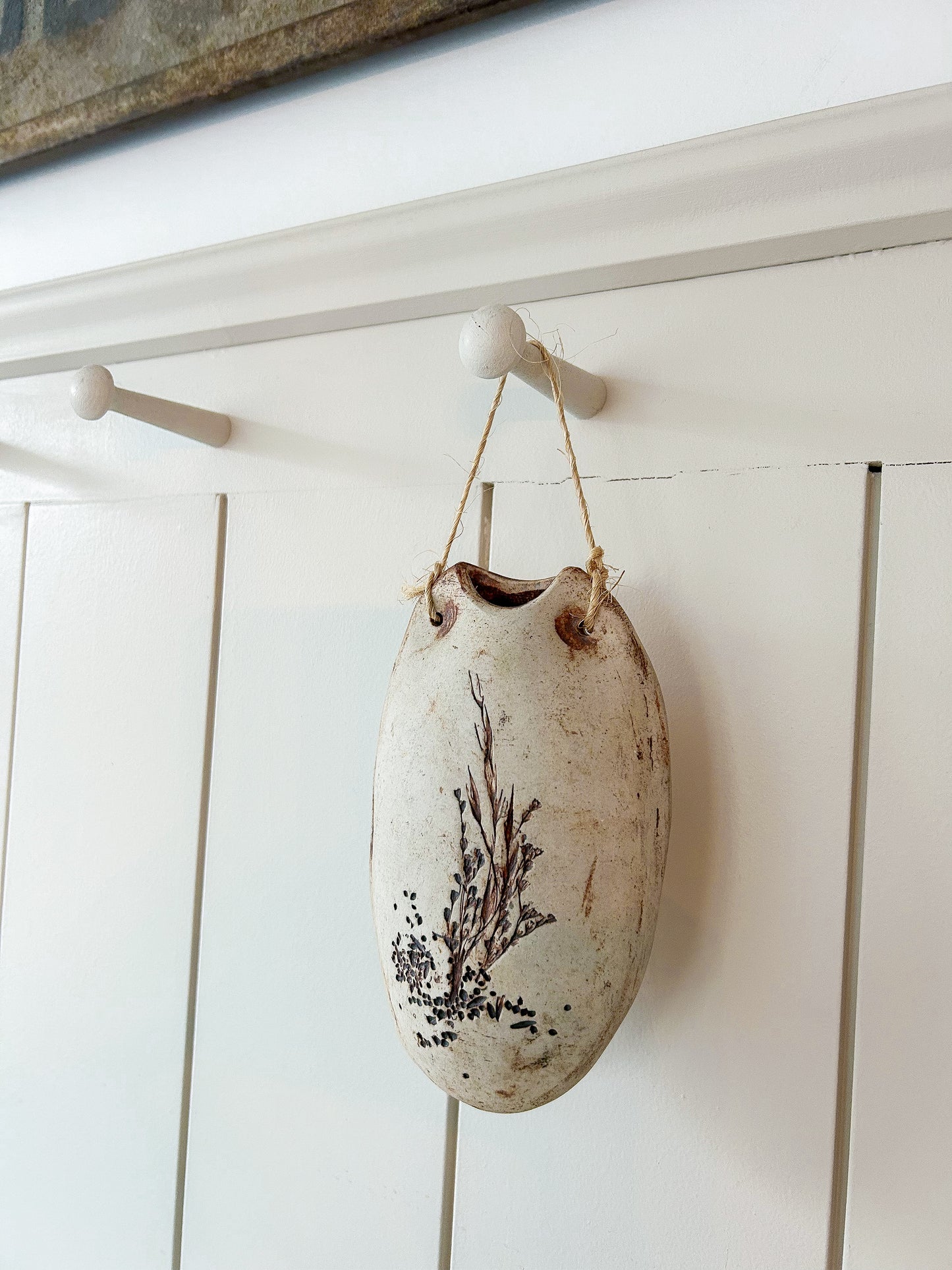 hanging pottery vase