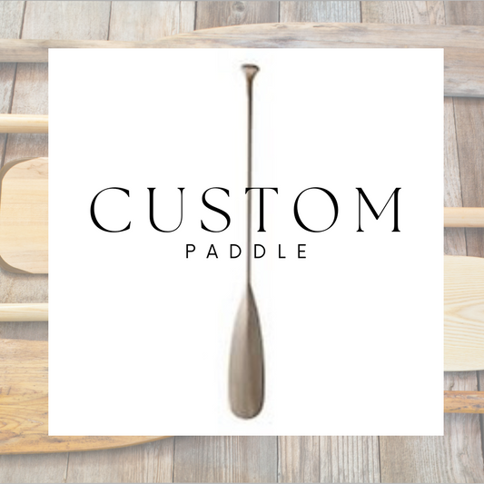 custom painted paddle