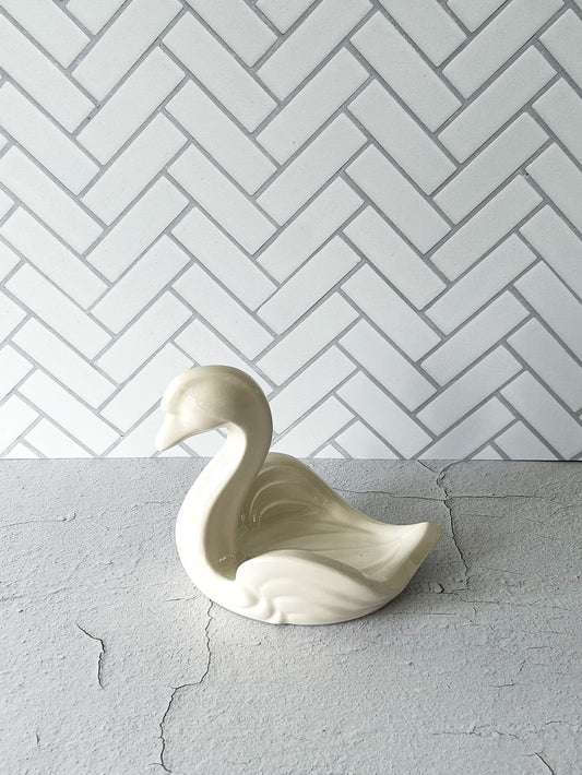 swan soap dish