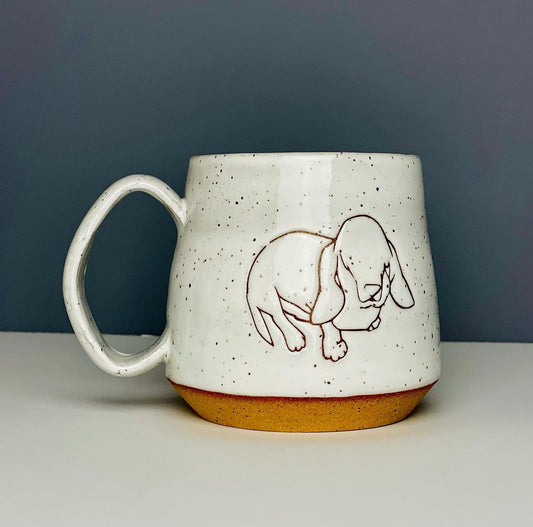 custom line art mug